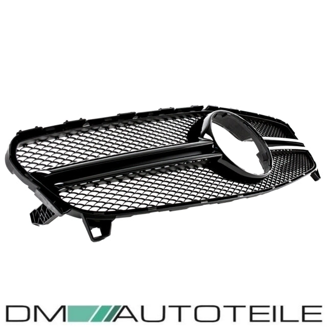 Sport Kühlergrill Schwarz glanz passt für Mercedes A-Klasse W176 Mopf ab 15-19 nicht A45 AMG