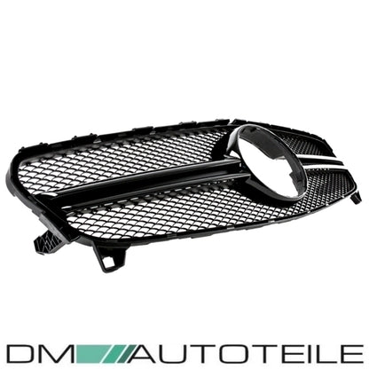 Sport Kühlergrill Schwarz glanz passt für Mercedes A-Klasse W176 Mopf ab 15-19 nicht A45 AMG