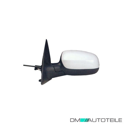 Außenspiegel links kpl. grundiert mech. passt für Opel Corsa C, Corsa C Kasten