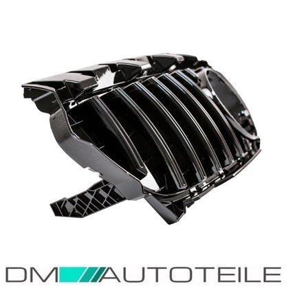 Sport-Kühlergrill für Panamericana GT Schwarz glanz passt für Mercedes W117 CLA ab 2013-2016 auch A45 AMG