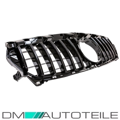 Sport-Kühlergrill für Panamericana GT Schwarz glanz passt für Mercedes W117 CLA ab 2013-2016 auch A45 AMG