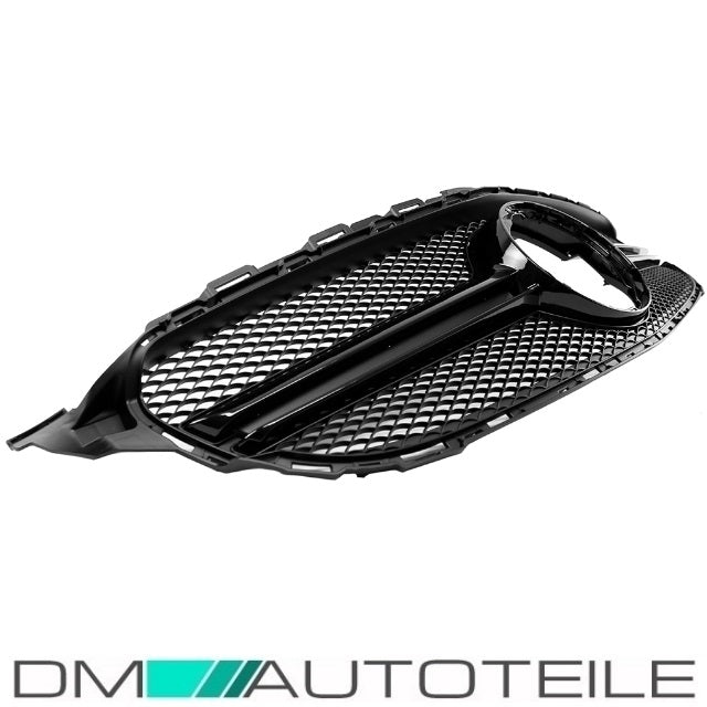 Set Facelift Kühlergrill Schwarz + Stern lackiert ohne Kamera passt für Mercedes C-Klasse W205 S205 auch AMG Mopf ab 2018