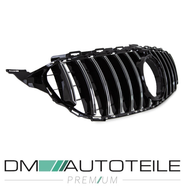 Sport-Panamericana GT Facelift Kühlergrill Chrom passt für Mercedes C-Klasse W205 S205 Mopf ab 2018 +Kamera