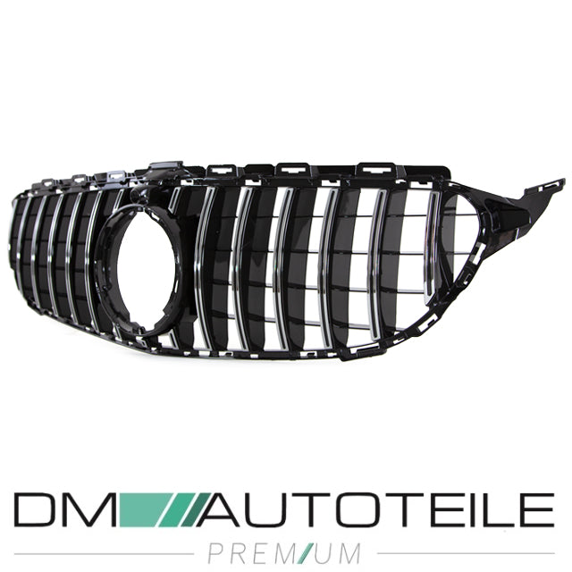 Sport-Panamericana GT Facelift Kühlergrill Chrom passt für Mercedes C-Klasse W205 S205 Mopf ab 2018 +Kamera