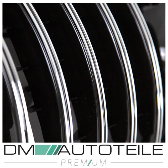 Sport-Panamericana GT Facelift Kühlergrill Chrom passt für Mercedes C-Klasse W205 S205 Mopf ab 2018 +Kamera