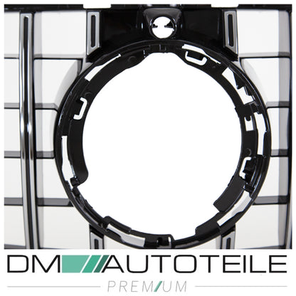 Sport-Panamericana GT Facelift Kühlergrill Chrom passt für Mercedes C-Klasse W205 S205 Mopf ab 2018 +Kamera