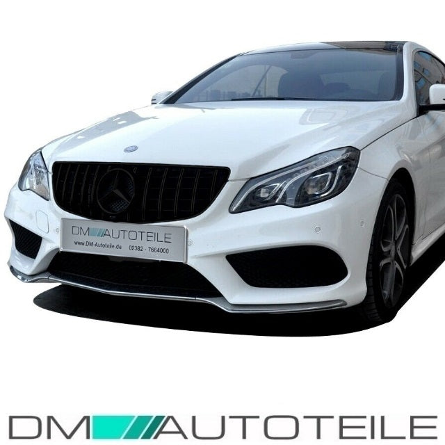 Sport-Kühlergrill für Panamericana GT Schwarz Glanz passend für Mercedes E C207 A207 Mopf 13-17