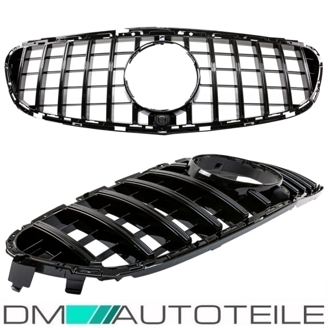Sport-Kühlergrill für Panamericana GT Schwarz passt für Mercedes E-Klasse W212 S212 ab 2013-216