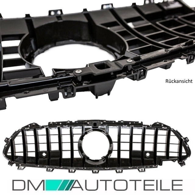 Sport-Kühlergrill für Panamericana GT Chrom passt für Mercedes C257 CLS Bj ab 2018 auch Kamera