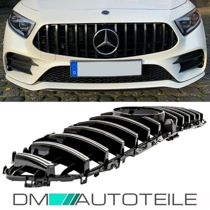 Sport-Kühlergrill für Panamericana GT Chrom passt für Mercedes C257 CLS Bj ab 2018 auch Kamera