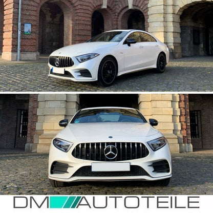Sport-Kühlergrill für Panamericana GT Chrom passt für Mercedes C257 CLS Bj ab 2018 auch Kamera
