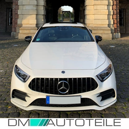 Sport-Kühlergrill für Panamericana GT Chrom passt für Mercedes C257 CLS Bj ab 2018 auch Kamera