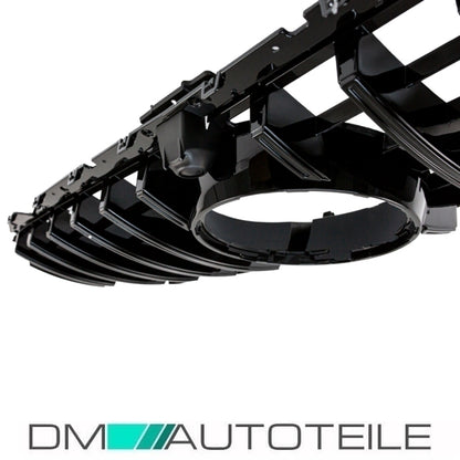 Sport-Kühlergrill für Panamericana GT Schwarz passt für Mercedes CLS C257 auch Kamera + PDC ab 2018