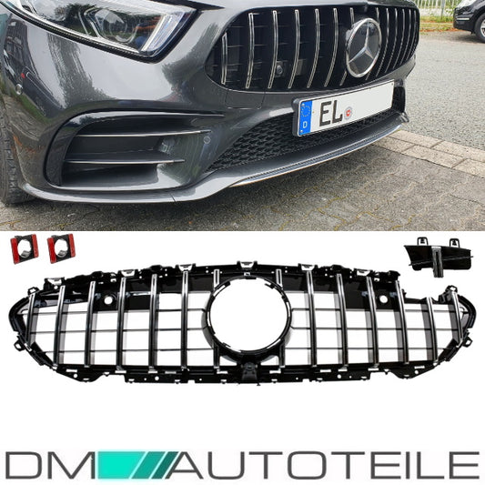 Sport-Kühlergrill für Panamericana GT Chrom passt für Mercedes CLS C257 auch Kamera