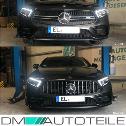 Sport-Kühlergrill für Panamericana GT Chrom passt für Mercedes CLS C257 auch Kamera
