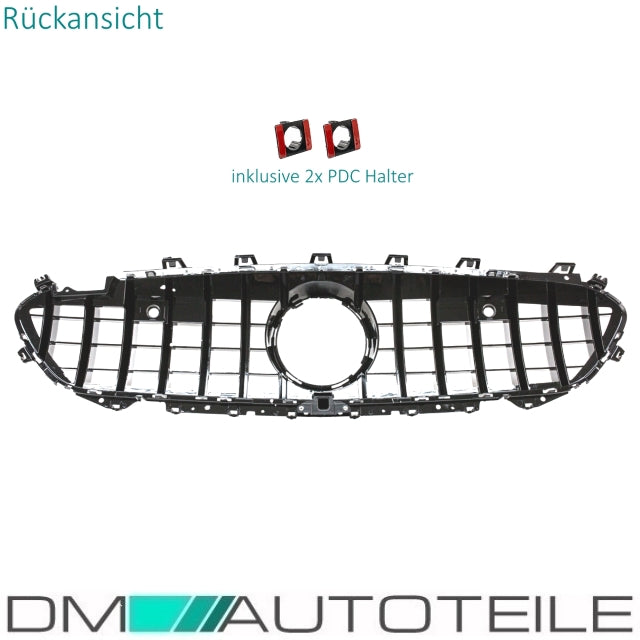 Sport-Kühlergrill für Panamericana GT Chrom passt für Mercedes CLS C257 auch Kamera