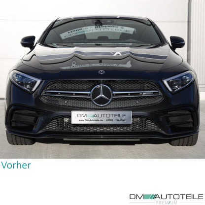 Sport-Kühlergrill für Panamericana GT Chrom passt für Mercedes CLS C257 auch Kamera