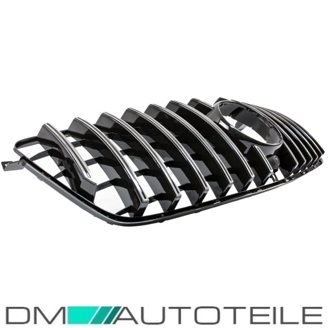 Set Sport-Kühlergrill für Panamericana GT Chrom +Stern passt für Mercedes GL X166 ab 12-15 auch für Kamera