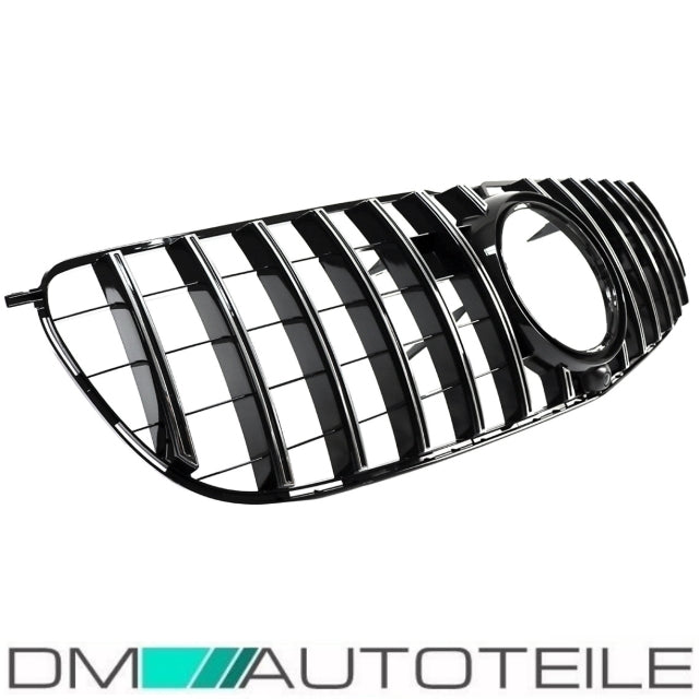 Sport-Kühlergrill für Panamericana GT Chrom für Kamera passt für Mercedes GLS X166 Mopf ab 2015