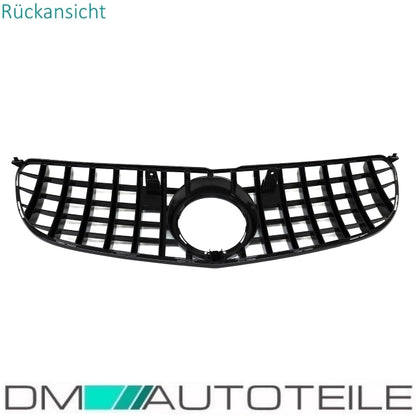 Set Sport-Kühlergrill für Panamericana GT Chrom +Stern passt für Mercedes GLS X166 Mopf +Kamera