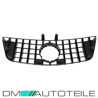 Set Sport-Panamericana Kühlergrill Chrom +Stern passt für Mercedes ML W164 09-11 Facelift