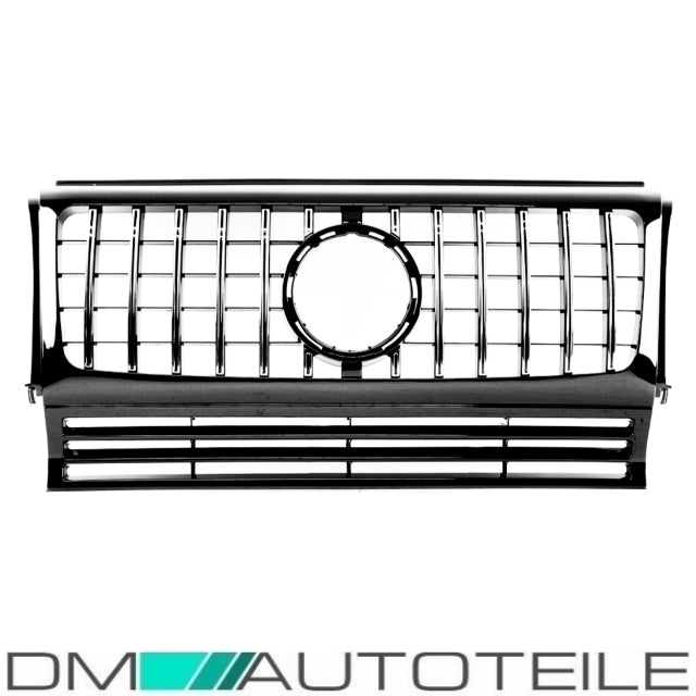 Sport-Kühlergrill für Panamericana GT chrom passt für Mercedes G-Klasse W463 Bj 1990-2018