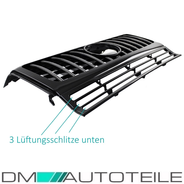 Sport-Kühlergrill für Panamericana GT chrom passt für Mercedes G-Klasse W463 Bj 1990-2018