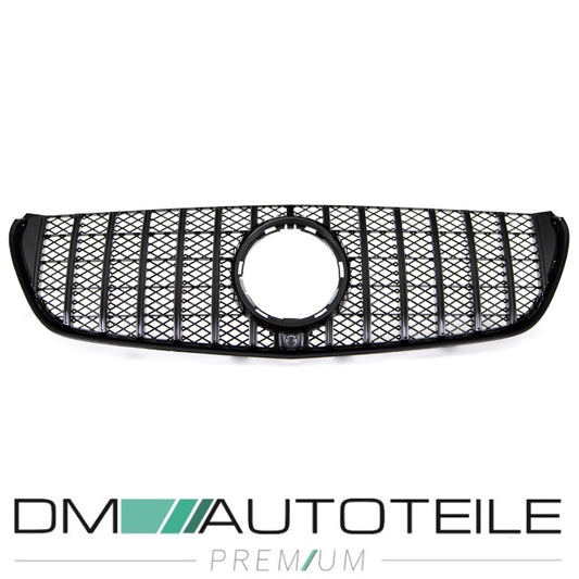 Sport-Kühlergrill für Panamericana GT Schwarz Glanz für Kamera passt für Mercedes V-Klasse W447 Bj ab 2014