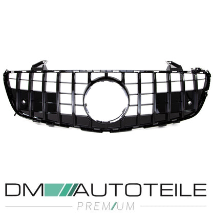Sport-Kühlergrill für Panamericana GT Schwarz glänzend passt für Mercedes SL R231 Baujahr 2012-2016