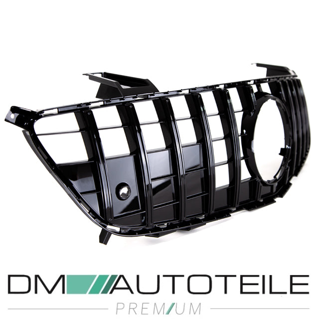 Sport-Kühlergrill für Panamericana GT Schwarz glänzend passt für Mercedes SL R231 Baujahr 2012-2016