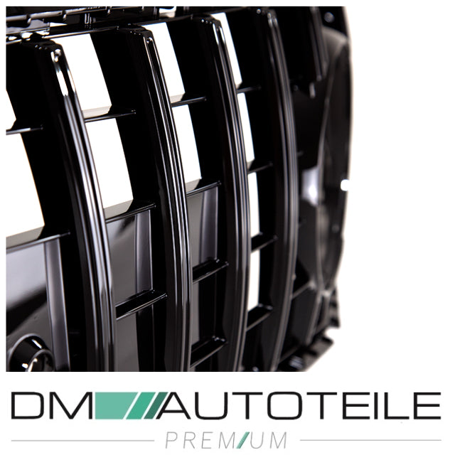 Sport-Kühlergrill für Panamericana GT Schwarz glänzend passt für Mercedes SL R231 Baujahr 2012-2016