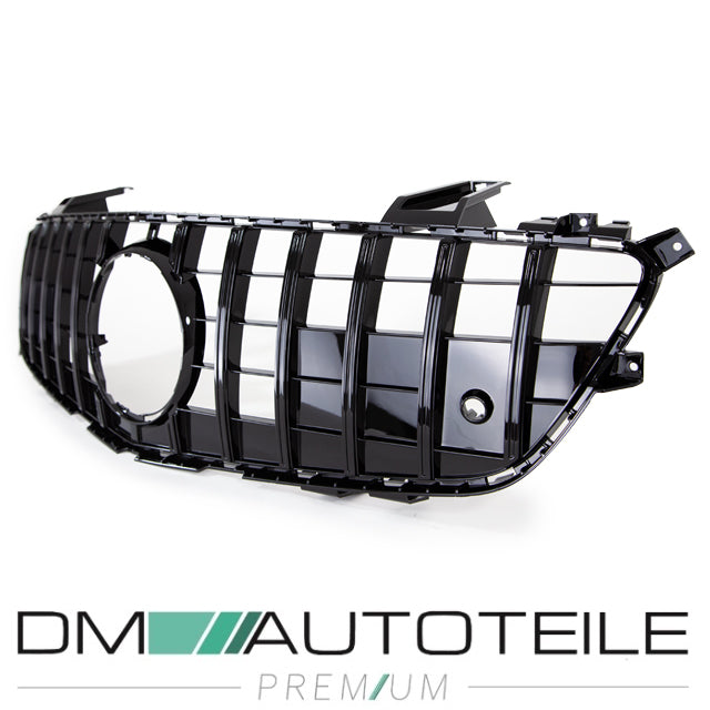 Sport-Kühlergrill für Panamericana GT Schwarz glänzend passt für Mercedes SL R231 Baujahr 2012-2016