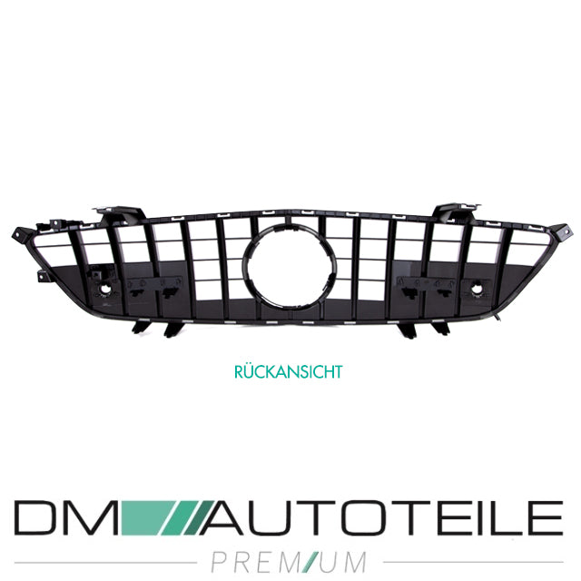 Sport-Kühlergrill für Panamericana GT Schwarz glänzend passt für Mercedes SL R231 Baujahr 2012-2016