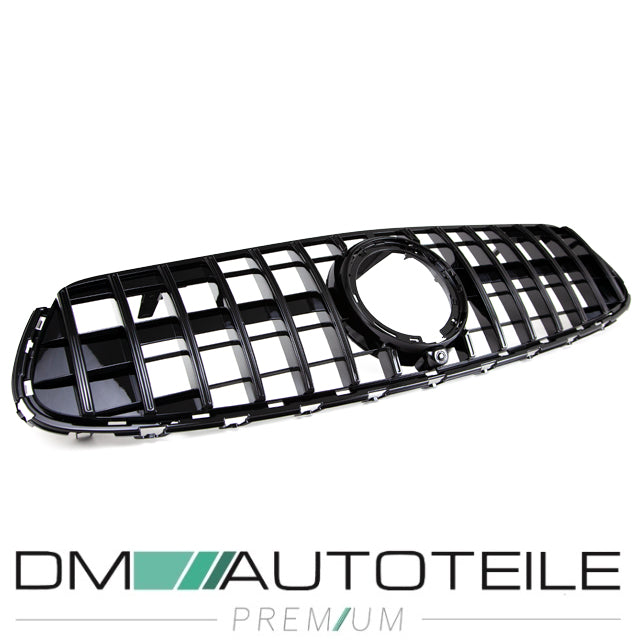 Sport Kühlergrill für Panamericana GT Schwarz Komplett passt für Mercedes GLC X253 Facelift nur AMG Line Bj ab 2019 aus ABS