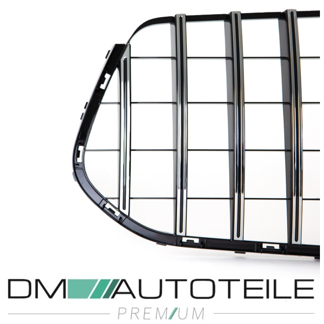 Sport-Kühlergrill für Panamericana GT Schwarz Chrom passt für Mercedes GLE-Klasse AMG Line V167 ab 2018