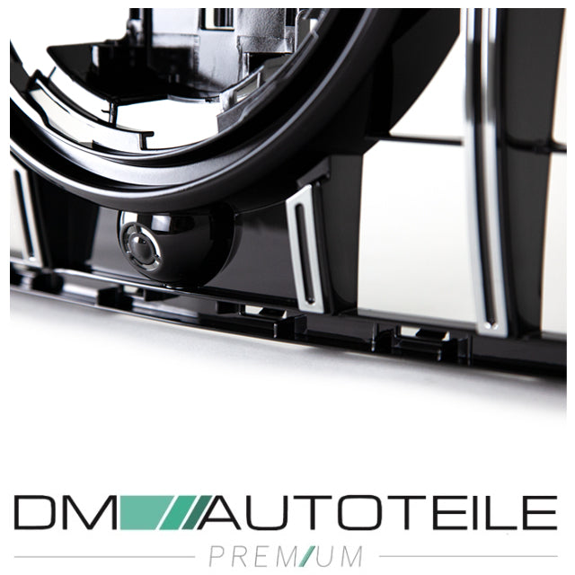 Sport-Kühlergrill für Panamericana GT Schwarz Chrom passt für Mercedes GLE-Klasse AMG Line V167 ab 2018