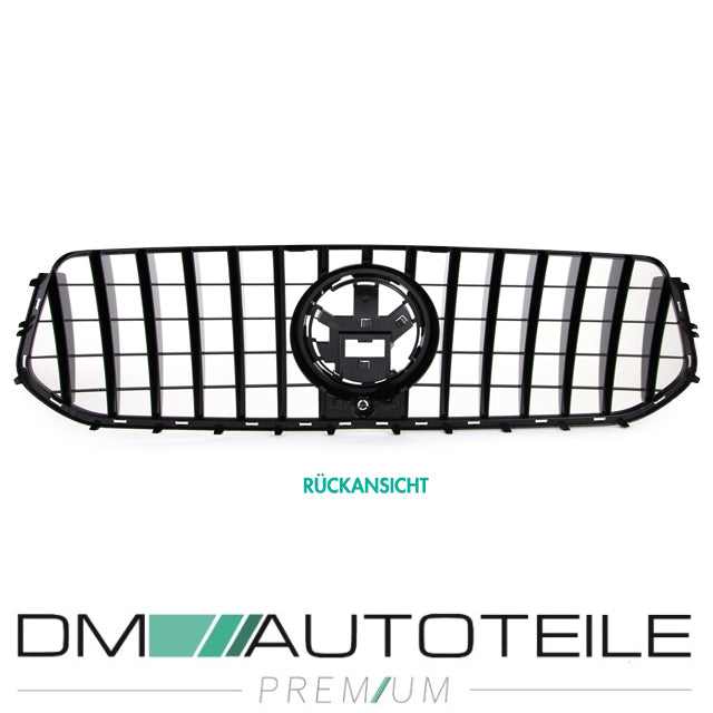 Sport-Kühlergrill für Panamericana GT Schwarz Chrom passt für Mercedes GLE-Klasse AMG Line V167 ab 2018