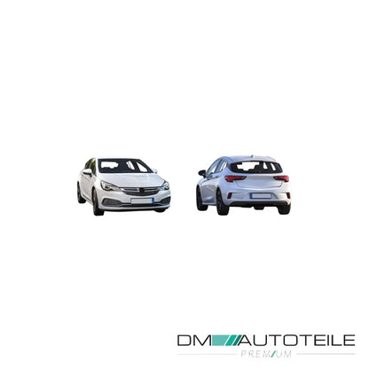 Stoßstange hinten für PDC grundiert passt für Opel Astra K B16 5-Türer 2015-2019