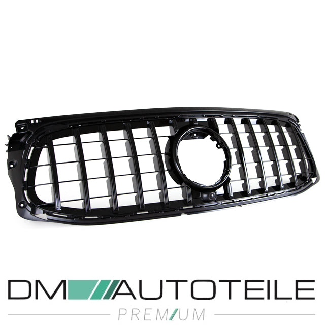 Sport-Kühlergrill für Panamericana GT Schwarz passt für Mercedes GLB X247 mit AMG Line