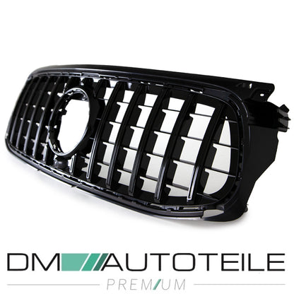 Sport-Kühlergrill für Panamericana GT Schwarz passt für Mercedes GLB X247 mit AMG Line
