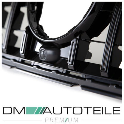 Sport-Kühlergrill für Panamericana GT Schwarz passt für Mercedes GLB X247 mit AMG Line