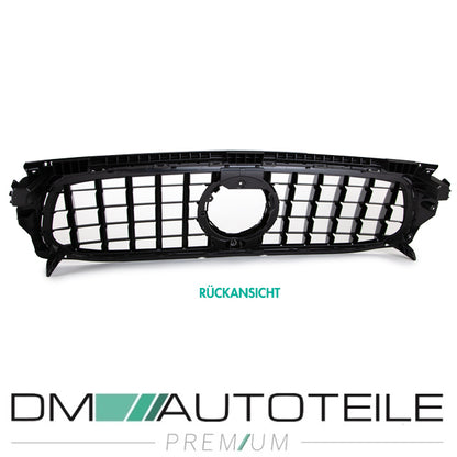 Sport-Kühlergrill für Panamericana GT Schwarz passt für Mercedes GLB X247 mit AMG Line