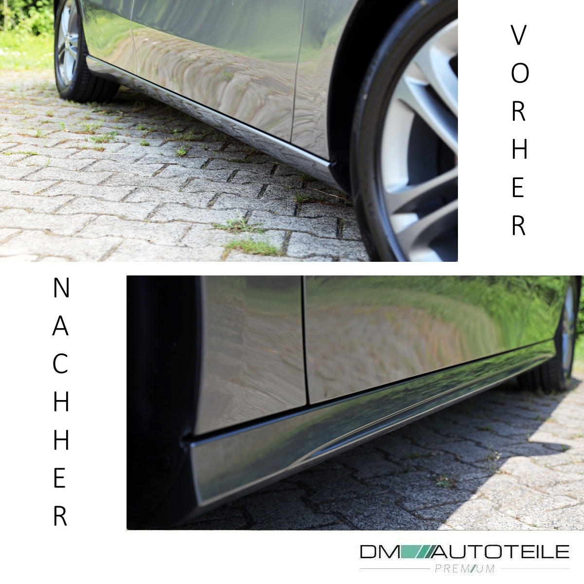 Sport-Bodykit komplett Front + Heck + Seite passt für Mercedes A-Klasse Limousine W177 ab Baujahr 2018 AMG-Line Umbau