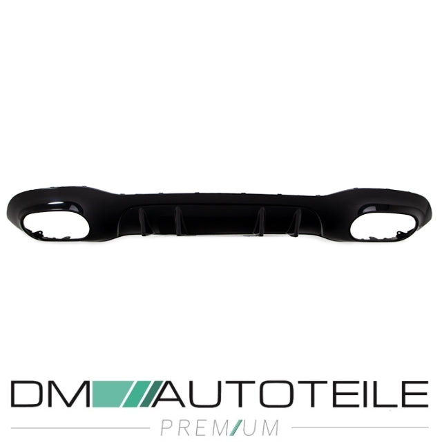 Sport Heckdiffusor + Blenden Set Schwarz hochglanz passt für Mercedes CLA W118 A35 Umbau