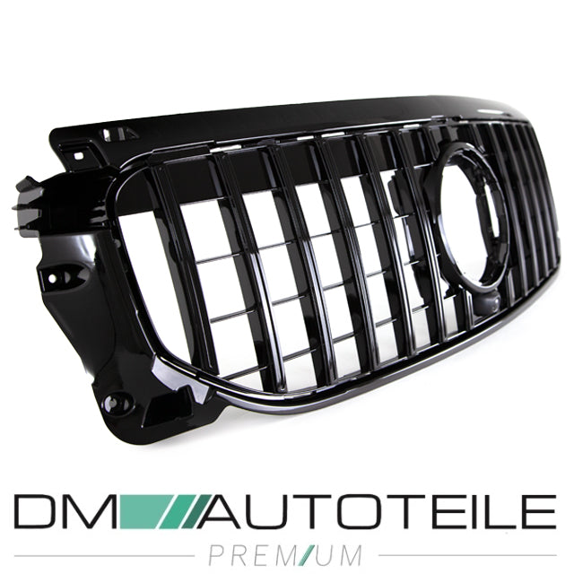 Sport-Kühlergrill für Panamericana GT Schwarz Komplett passt für Mercedes GLB-Klasse X247 ab 2019 ohne AMG Line