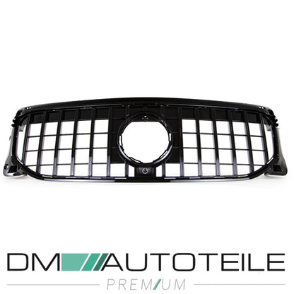 Sport-Kühlergrill für Panamericana GT Schwarz Komplett passt für Mercedes GLB-Klasse X247 ab 2019 ohne AMG Line