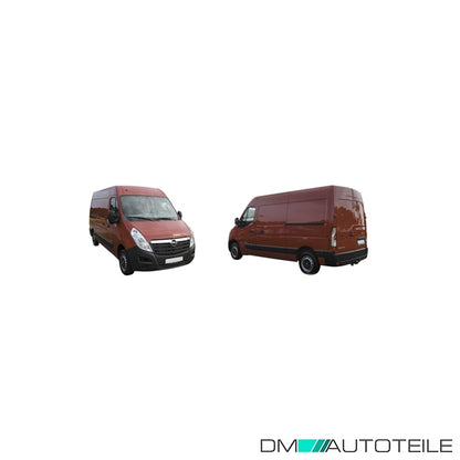 Stoßstange vorne schwarz genarbt passt für Opel Movano B ab 10-19