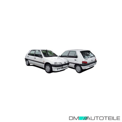 Außenspiegel links kpl. mech. schwarz passt für Peugeot 106 I