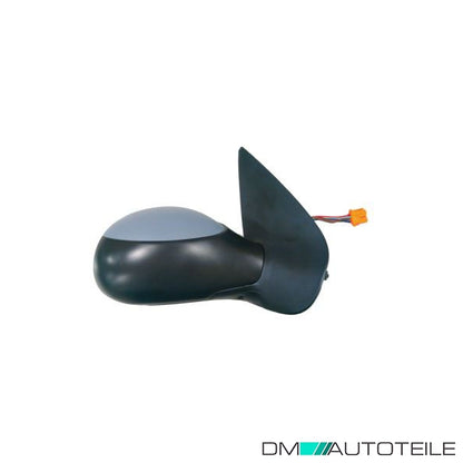 Außenspiegel rechts kpl. beheizb. grundiert elektr. passt für Peugeot 206 CC