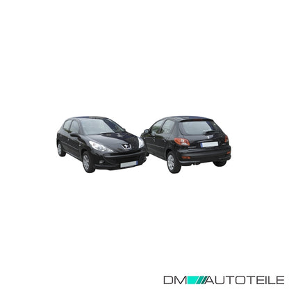 Stoßstange hinten grundiert passt für Peugeot 206+ Plus 09-13